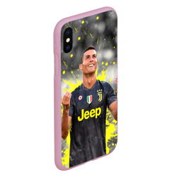 Чехол для iPhone XS Max матовый Криштиану Роналду Juventus - фото 2