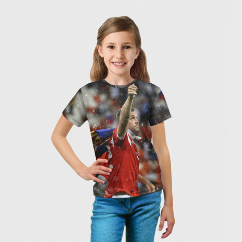 Детская футболка 3D Артем Дзюба, цвет 3D печать - фото 5