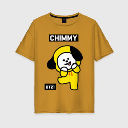 Женская футболка хлопок Oversize Chimmy BT21