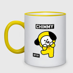 Кружка двухцветная Chimmy BT21