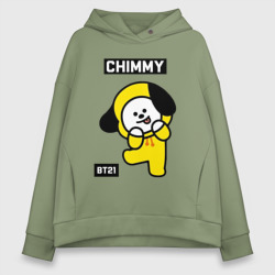 Женское худи Oversize хлопок Chimmy BT21