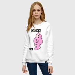 Женский свитшот хлопок Cooky BT21 - фото 2