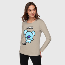 Женский лонгслив хлопок Koya BT21 - фото 2