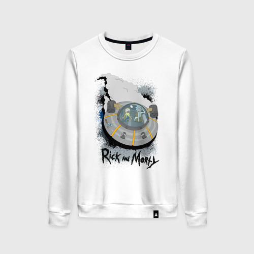 Женский свитшот хлопок Rick & Morty Ship Фото 01 Женский свитшот хлопок Rick & Morty Ship Фото 01