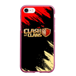 Чехол для iPhone 7/8 матовый Clash of Clans