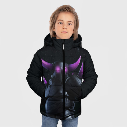 Зимняя куртка для мальчиков 3D Clash of Clans, цвет светло-серый - фото 3