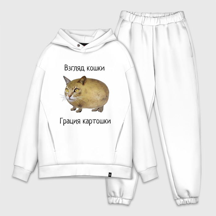 Взгляд Кошки Грация Картошки