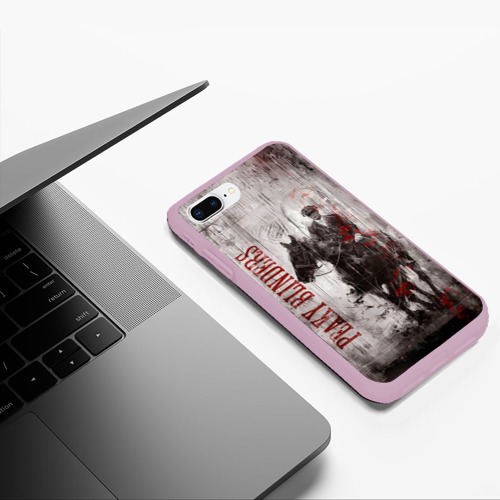 Чехол для iPhone 7Plus/8 Plus матовый Острые козырьки, цвет розовый - фото 5