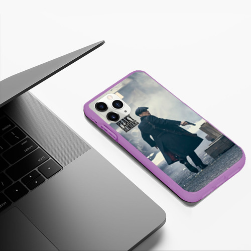 Чехол для iPhone 11 Pro Max матовый Острые козырьки, цвет фиолетовый - фото 5