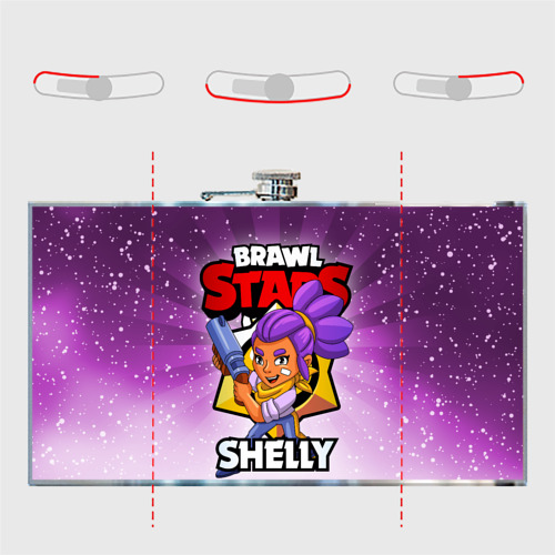 Фляга BRAWL STARS SHELLY - фото 5