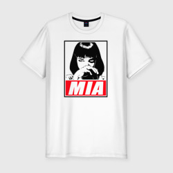 Мужская футболка хлопок Slim Mia Pulp Fiction