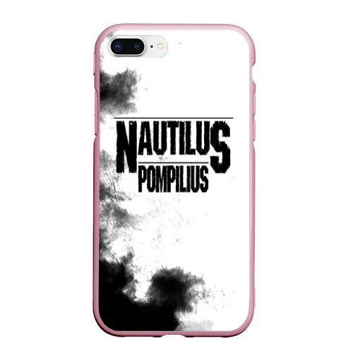 Чехол для iPhone 7Plus/8 Plus матовый Nautilus Pompilius, цвет розовый