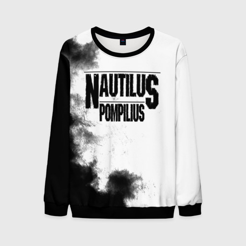 Мужской свитшот 3D Nautilus Pompilius, цвет черный