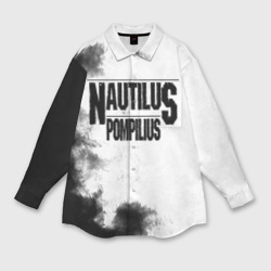 Мужская рубашка oversize 3D Nautilus Pompilius