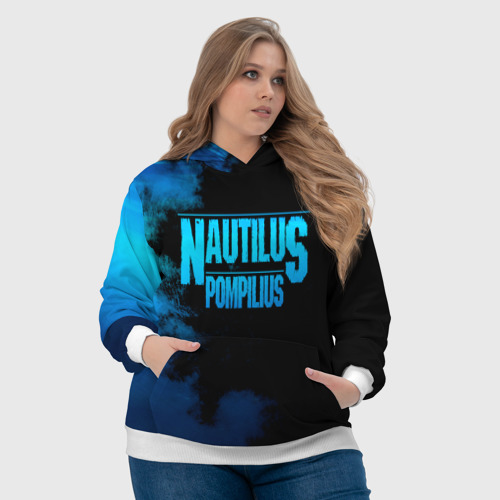 Женская толстовка 3D Nautilus Pompilius, цвет 3D печать - фото 6