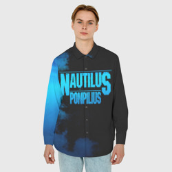 Мужская рубашка oversize 3D Nautilus Pompilius - фото 2