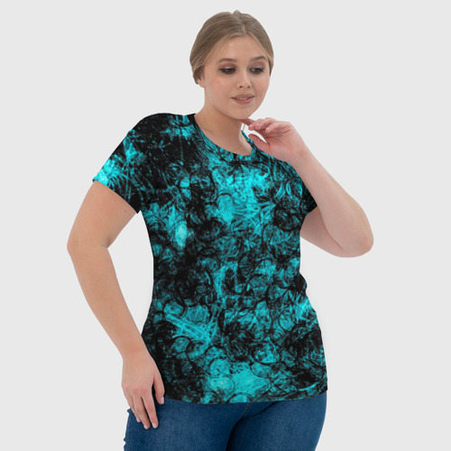 Женская футболка 3D с принтом Узор, фото #4