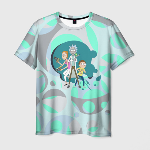 Мужская футболка 3D Rick, Morty и Summer Фото 01 Мужская футболка 3D Rick, Morty и Summer Фото 01