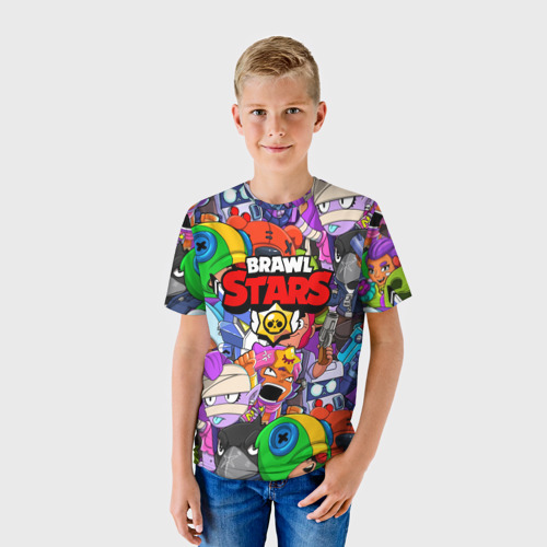 Детская футболка 3D Бравлеры классические - pattern Фото 01