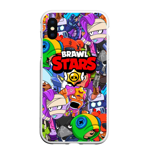 Чехол для iPhone XS Max матовый BRAWL STARS Фото 01 Чехол для iPhone XS Max матовый BRAWL STARS Фото 01