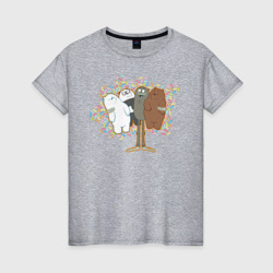 Женская футболка хлопок Charle and bears