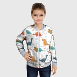Детский бомбер 3D Милые динозавры - фото 2