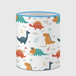 Кружка с полной запечаткой Милые динозавры - фото 2