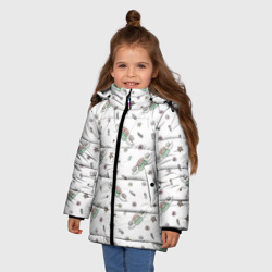 Зимняя куртка для девочек 3D Central Perk - фото 2