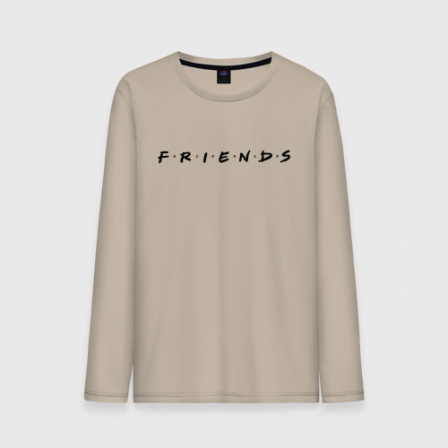 Мужской лонгслив хлопок Logo Friends Фото 01 Мужской лонгслив хлопок Logo Friends Фото 01