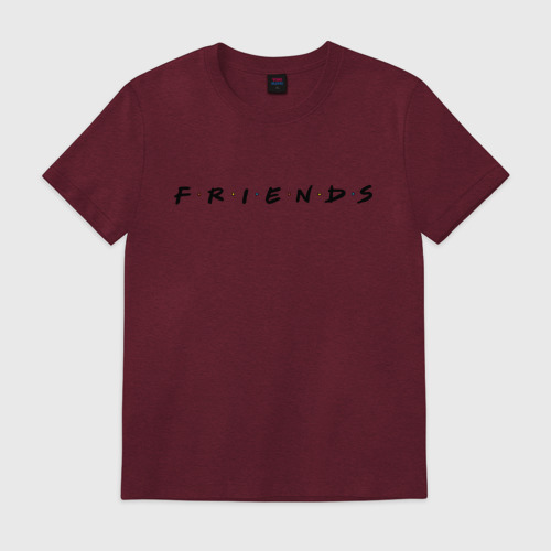 Мужская футболка хлопок Logo Friends Фото 01 Мужская футболка хлопок Logo Friends Фото 01