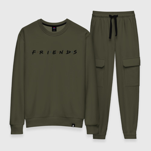 Женский костюм хлопок Logo Friends Фото 01 Женский костюм хлопок Logo Friends Фото 01