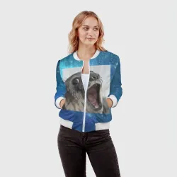 Женский бомбер 3D Тюлень - фото 2
