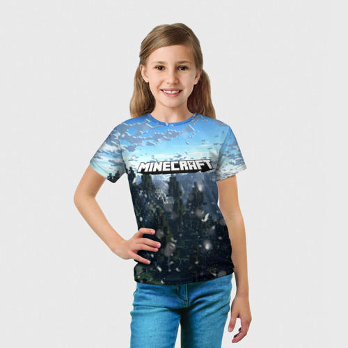 Детская футболка 3D Minecraft Майнкрафт, цвет 3D печать - фото 5