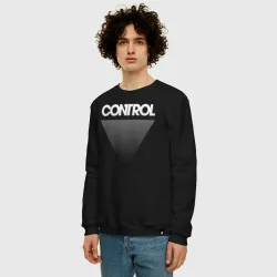 Мужской свитшот хлопок Control Gradient Logo - фото 2