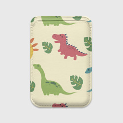 Картхолдер Magsafe магнитный Динозаврики