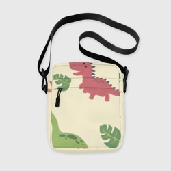 Сумка через плечо 3D Динозаврики