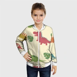 Детский бомбер 3D Динозаврики - фото 2