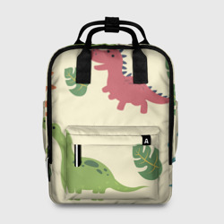 Сумка-рюкзак 3D Динозаврики