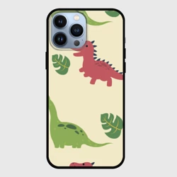 Чехол для iPhone 13 Pro Max Динозаврики
