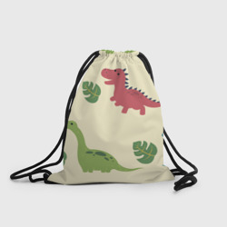Рюкзак-мешок 3D Динозаврики