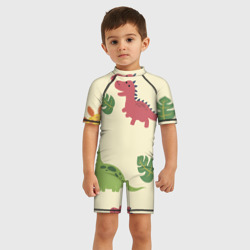 Детский купальный костюм 3D Динозаврики - фото 2