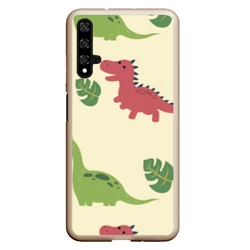 Чехол для Honor 20 Динозаврики