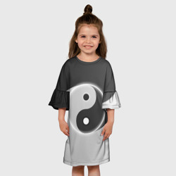Детское платье 3D Инь - янь с двух сторон - фото 2