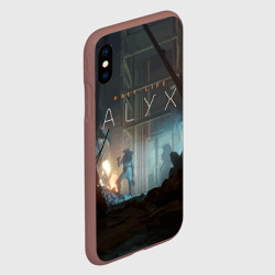 Чехол для iPhone XS Max матовый Half-life: Alyx - фото 2
