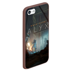 Чехол для iPhone 5/5S матовый Half-life: Alyx - фото 2