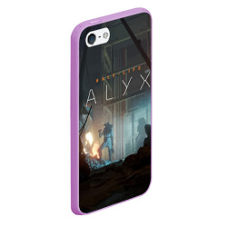 Чехол для iPhone 5/5S матовый Half-life: Alyx - фото 2