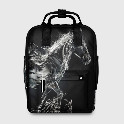 Женский рюкзак 3D с принтом Скакун, вид спереди #2