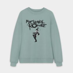 Мужской свитшот oversize без начеса хлопок The Black Parade