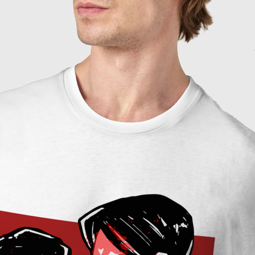 Мужская футболка хлопок My Chemical Romance, цвет белый - фото 6