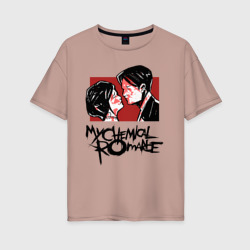 Женская футболка хлопок Oversize My Chemical Romance